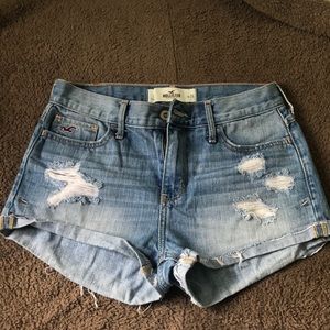 Holistic jean shorts